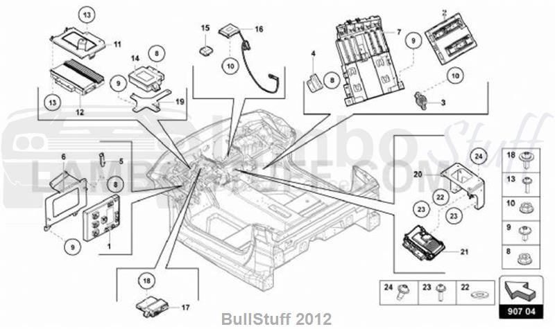 2015 Lamborghini AVENTADOR LP700-4 COUPE USA ELECTRICS (907.04.00)